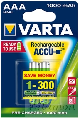 Varta Tölthető AAA 1000mAh 2db