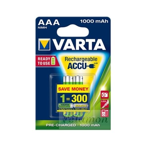 Varta Tölthető AAA 1000mAh 2db