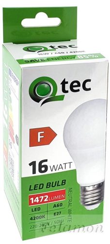 QTEC-E27-16W-4200K