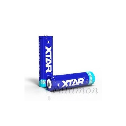 XTAR 18650 Li-ion akku védelemmel 2600mAh