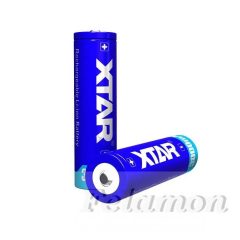 XTAR 18650 Li-ion akku védelemmel,3000mAh